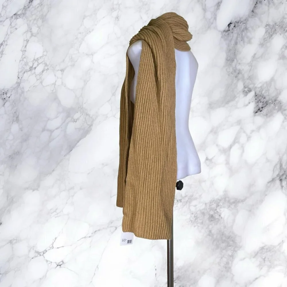 Ganni Rib Knit Scarf